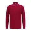 Camisa polo de manga larga con cuello de contraste, cuello acanalado, adecuada para primavera y otoño, uniforme de trabajo hecho a medida, camisa publicitaria bordada, disponible en stock del fabricante
