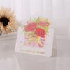 Ramo de bendiciones navideñas tarjeta de felicitación bronceada estilo ins flores tarjeta inspiradora Día de la Madre Día de San Valentín tarjeta de regalo universal