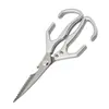 En Stock al por Mayor Transfronterizo Tijeras de Cocina de Acero Inoxidable, Tijeras para Barbacoa, Tijeras de Hueso de Pollo de Alta Resistencia, Tijeras Grandes para Preparación de Alimentos