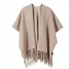 Conjunto de Xale e Vestido de Tricô Feminino Saia Longa Outono Estilo Menina Rica Coreana Toque de Luxo Ligeiramente Maduro Cor Clara Intelectual