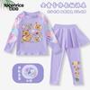 Bañador Kappi Bala Estilo Occidental para Niños y Niñas Manga Larga Falda de Baño Set de Dos Piezas Secado Rápido para Bebé Bañador Protector Solar
