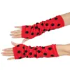 Disfraz de guantes de mariquita para niños transfronterizo, guantes de mariquita, calcetines, calcetines largos de lunares para niños, accesorios de insecto cosplay