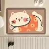 Tapete de Banheiro com Tema de Gato, Tapete Absorvente para Vaso Sanitário, Carpete de Banheiro Antiderrapante de Terra de Diatomáceas