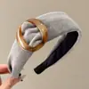 Tiara de Cabelo de Luxo de Alta Qualidade na Cor Café para Mulheres, Tiara de Aba Larga com Coroa Alta, Novo Modelo 2026, Tiara para Lavar o Rosto, Grampo, Acessório de Cabelo