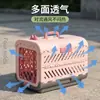 Caja Transportadora para Mascotas Orejas de Gato, Portátil, Transpirable, Anti-Escape, Jaula de Viaje para Gatos, Suministros al por Mayor para Transportadora de Coche