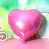 Globo publicitario de película de aluminio para exteriores al por mayor, impresión de logotipo, código QR, forma de corazón, 18 pulgadas, tienda de aniversario, tienda de celebración
