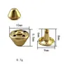 Clavo de cubo de aleación de zinc directo de fábrica para ropa, equipaje, bolsa de cubo, clavo de pie, accesorios de ferretería para equipaje, venta al por mayor