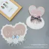 Estilo coreano original de fábrica DIY lindo conejo amor lazo accesorios bordado para ropa accesorios joyería tridimensional