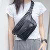 Bolsa de Peito Masculina em Couro Genuíno Senso Avançado Grande Capacidade Mochila Esportiva Fashion Antifurto Cadeado Combinado Bolsa de Couro de Vaca Artesanal para Homens