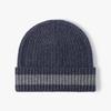 Gorros unisex de bloqueo de color para otoño e invierno, para clima frío, para hombres y mujeres, cálidos para exteriores, de punto transfronterizos, gruesos, sin visera, casuales, versátiles