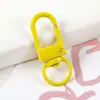 32mm Colorido Liga Galvanizada Fecho de Porta Chaveiro Acessório DIY Pingente Fecho Giratório Gancho de Acessório para Pendurar na Bolsa
