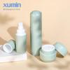 Xumin Conjunto Verde Personalizado 50g Frasco de Creme Frasco de Creme Facial 100m Frasco de Loção Acrílico L Frasco de Essência 30ml