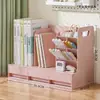Caja de almacenamiento plegable simple organizador de archivos A4 suministros de escritorio para estudiantes caja de almacenamiento para libros y papelería