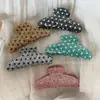 Pinza grande para el pelo de acetato para mujer, pinza de tiburón brillante para la parte trasera de la cabeza, pinza de garra para sujetar la mitad del pelo, accesorio para el pelo de alta gama con forma de estrella
