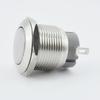 Loniu 19mm Cabeza Plana Sin Luz Auto-Restaurable Interruptor de Botón Metálico Auto-Enclavable Reinicio Encendido Inicio Botón Impermeable