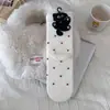 25 Calcetines Elegantes de Otoño e Invierno Zhuji para Mujer, Calcetines de Algodón Felpa con Dibujos Animados Lindos Estilo Japonés, Calcetines Caídos de Media Pantorrilla
