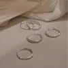 Pendientes de Aro Completos de Plata de Ley 925 Estilo Coreano, Pendientes de Moda y Ultra Brillantes, Pendientes de Botón para Mujer, Acabado Arenado, Pendientes Elegantes y Minimalistas