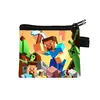 Monedero de Minecraft de Venta Caliente Transfronterizo, Mini Cartera Corta para Niños, Portallaves Portátil para Tarjeta de Acceso, Venta al por Mayor