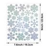 Adesivos de Floco de Neve de Natal Copyright Americano Glitter Dourado Decoração de Feriado Sacolas de Presente DIY Adesivos de Floco de Neve de Inverno