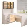 Mesa de canto com painel perfurado mesa de casa estante de livros sala de estudo mesa de estudo simples luxo leve mesa completa para computador