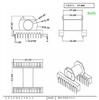 Esqueleto de transformador ER49 esqueleto de baquelita esqueleto ETD49 esqueleto de alta frecuencia núcleo magnético horizontal Amazon Electrónica Norteamérica