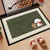 Alfombrilla de Baño, Absorbente de Agua, Secado Rápido, Felpudo de Baño, Resistente a Manchas, Resistente al Desgaste, Alfombrilla Antideslizante, Felpudo Lavable, Alfombrilla de Piso de Barro Diatomeas