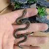 Enfeites de cobra da sorte, cobra de cobre puro, Feng Shui, chá de cobra dourada, preferência para sala de estar, artesanato em forma de cobra, presente para casa