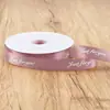 Rolo Grande 80 Jardas 2,5cm Fita de Poliéster Inglês Flor Fita para Embalagem de Presente Fita DIY Buquê Embalagem de Bolo