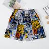 Shorts de Playa Delgados para Niños Verano 2024 Holgados Casuales de Cinco Puntos Pantalones Medios Transpirables de Algodón y Seda Pijama para Casa
