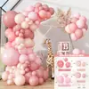 Set de Globos de Cumpleaños, Guirnalda, Decoración de Escena Infantil, Decoración de Pared de Fondo, Set de Globos para el Día del Niño