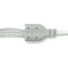 Fivela de Eletrodo Banhada a Ouro Cabo de Fisioterapia Tipo-C Um para Três Fivela Feminina 4.0 Fio Condutor Computador de Eletrocardiograma Cabo de Conexão Elétrica