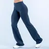 Calças de yoga flare DFYN populares da ZORA, calças retas soltas que emagrecem para mulheres, leggings