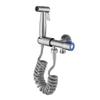 Válvula triangular de comercio exterior transfronterizo, una en dos, tres vías, acero inoxidable 304, una en dos, inodoro, pistola rociadora, interruptor doble