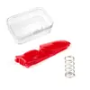 Adequado para Botão de Aspirador Dyson V7V8V10V11V15, Botão Vermelho com Mola