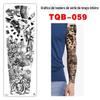 Fabricante Atacado Local Adesivos de Tatuagem de Braço Inteiro Adesivos de Tatuagem à Prova d'Água Tatuagens de Braço de Flor Grande à Prova d'Água de Longa Duração Tatuagem
