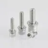 En Stock Tornillo Combinado Tri-Combinación Cabeza Cilíndrica Hexagonal 304 Acero Inoxidable Cabeza de Copa Moleteada Arandela de Resorte Plana Tornillo Din912