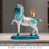 Novos Enfeites de Estilo Chinês para Riqueza Imediata, Cavalos do Zodíaco Atacado para Decoração de Sala de Estar, Decorações de Entrada e Escritório, Presentes de Inauguração