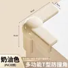 Esquina de Mesa con Airbag Protector de Esquina Anticolisión Ángulo Recto Suave Borde Transparente de Mesa Ventana Cubierta Protectora de Seguridad Anticolisión para Niños