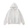 Nueva Sudadera con Cremallera Doble de Punto Grueso de Manga Larga para Hombre Otoño/Invierno 2026 380g Chaqueta