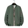 Chaqueta nueva ropa de trabajo personalizada uniforme de béisbol chaqueta de cuello alto delgada estampada logo bordado chaqueta de vuelo otoño e invierno