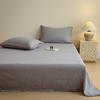 Lençol de Cama de Algodão com Fio Enrugado Classe A Peça Única 100% Algodão Folha de Gaze Cobertura de Cama de Solteiro para Dormitório Estudantil Conjunto de Três Peças