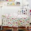 Colcha de Jardín de Infancia Juego de Tres Piezas Colcha de Algodón para Niños Funda Nórdica para Bebé Sábana Funda de Almohada Funda Nórdica de Algodón Puro Sábana Colcha de Primavera y Otoño