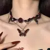 Collar de Mariposa Dulce y Fresco para Niña, Exquisito y de Moda, Borla Metálica Resistente, Versátil y Único, Cadena Elegante para Clavícula para Mujeres