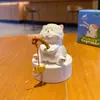 Brinquedo de Pelúcia de Gatinho Pesca Tendência Fofo Ornamento para Alívio de Estresse Gatinho Desenho Animado Presente de Feriado Presente Pequeno Criativo