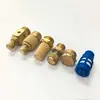 Silenciador neumático de latón BSL cabeza larga cabeza plana silenciador 1/8 tipo pagoda válvula solenoide resorte cubierta interior válvula de aceleración