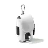 Bolsa de Golfe Compacta de Couro Mais Vendida da Amazon, Bolsa de Armazenamento de Golfe Multifuncional de Cor Sólida Simples