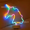 Lámpara de Atmósfera para Habitación de Neón Lámpara Pequeña de Mesa para Habitación Adornos LED Lámpara Decorativa Diseño Lámpara de E-Sports Lámpara Popular para Bar