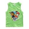 Chaleco infantil del equipo Wangwang, ropa de verano para niños, camiseta sin mangas 2022, ropa de algodón para bebés, ropa exterior, camisa de fondo