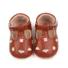 Zapatos de Bebé para Niña Estilo Coreano con Flores Bordadas 0-1 Año Zapatos Suaves de Suela para Bebé Zapatos de Princesa para Niños Pequeños BHM3041