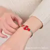 Nó Wenchang Pulseira Trançada de Corda Vermelha Pequena para Meninos Pulseira para Exame e Exame de Admissão de Pós-Graduação para Meninas Corda Trançada Boa Sorte Pequeno Presente